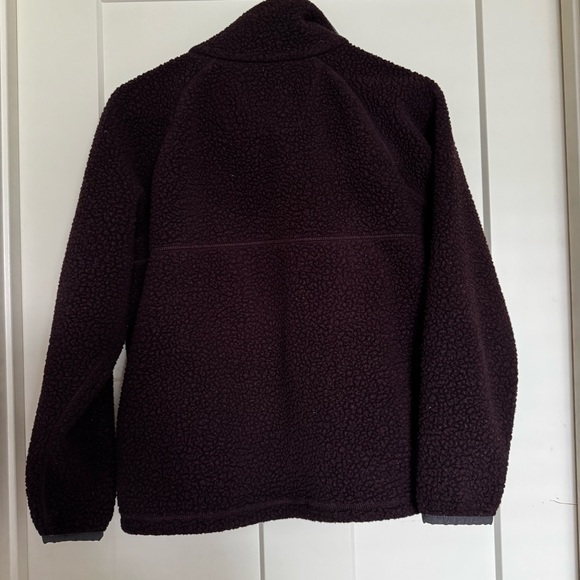 Carhartt Relaxed Fit Fleece Quarter Snap Pullover in Blackberry Heather size M - Picture 11 of 11